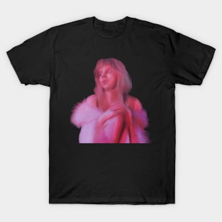 Aurora Aksnes neon sticker print T-Shirt